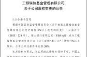 磐石瑞银接棒工银瑞信基金20%股权 积极布局中国市场
